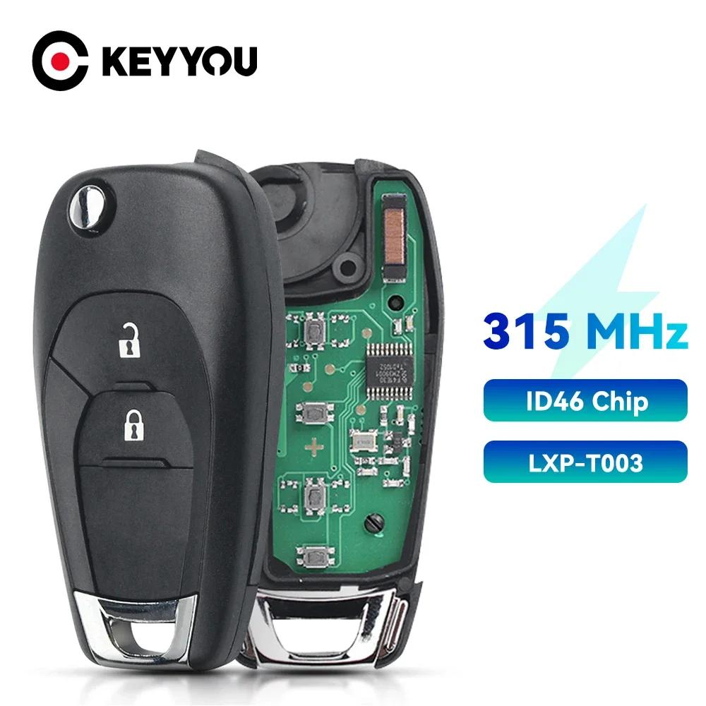 KEYYOU  ũ Ҵ ũ Ʈ 2014-2019   ڵ Ű, PCF7941E ID46 Ĩ, LXP-T003 LXP-T004 315 433MHz